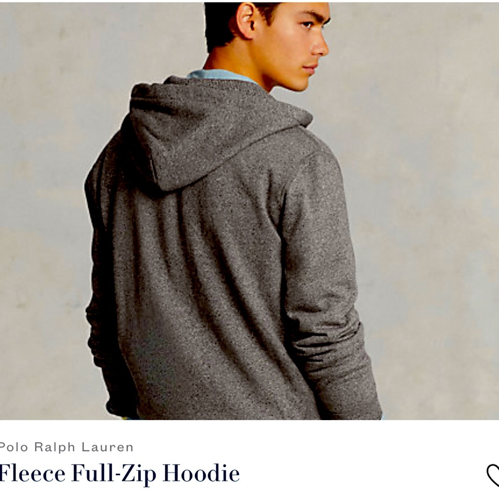POLO RALPH LAUREN FLEECE ZIP HOODIE